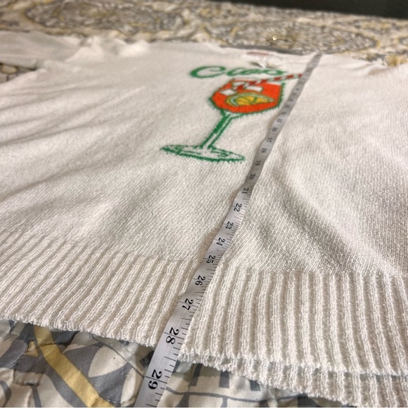 Show me your mumu woodsy sweater in ciao cocktail, oversized sweater, size XS - Picture 12 of 13